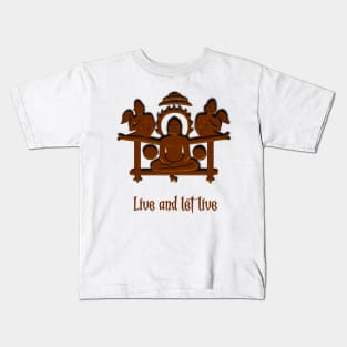 Lord Mahavira jainism quotes 7 Kids T-Shirt